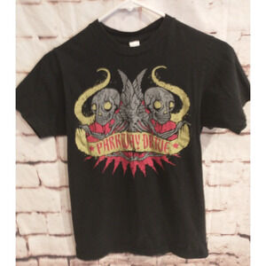 PARKWAY DRIVE Reaper Metalcore Band Tee T-Shirt Black Youth Boys Girls Large